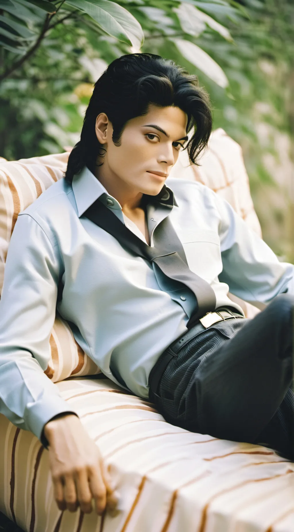 ai character: Michael Jackson background