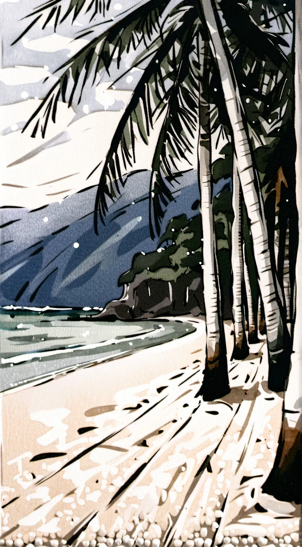 ai character: Fpe x mha BEACH! background