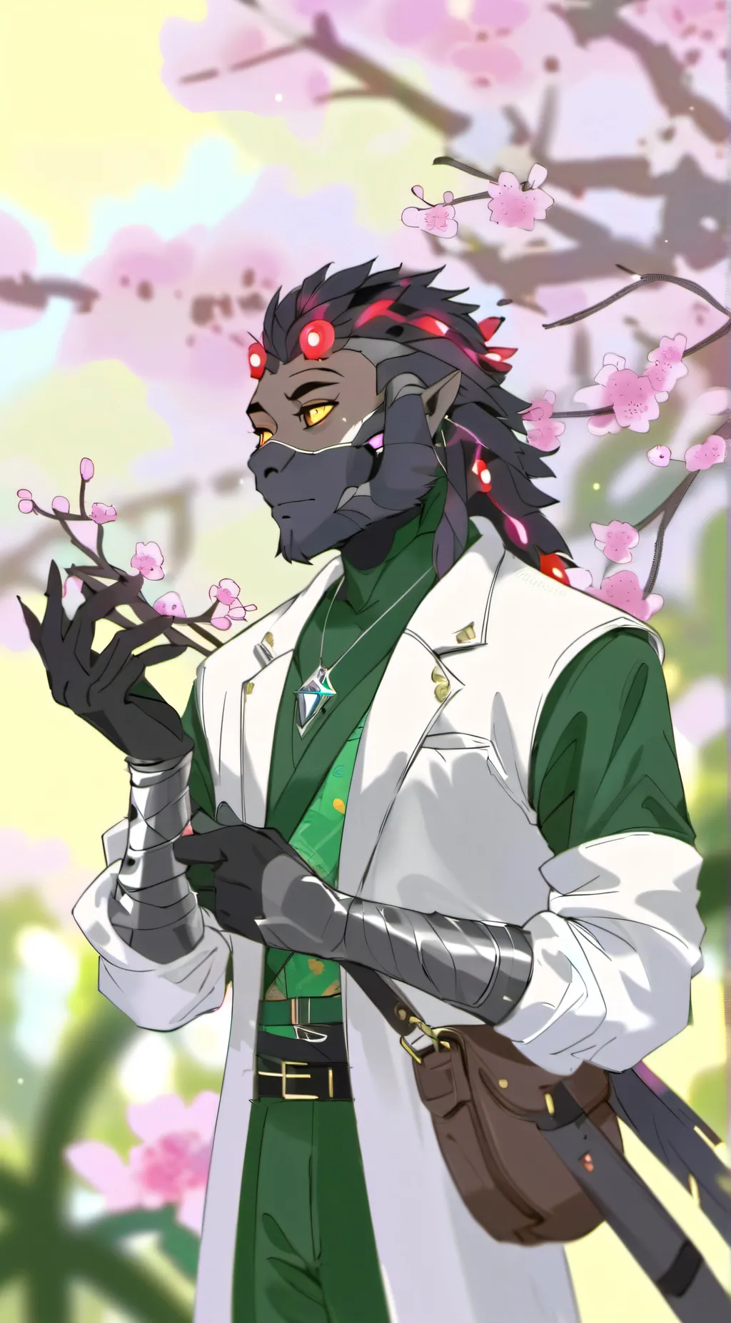 ai character: Lumine background