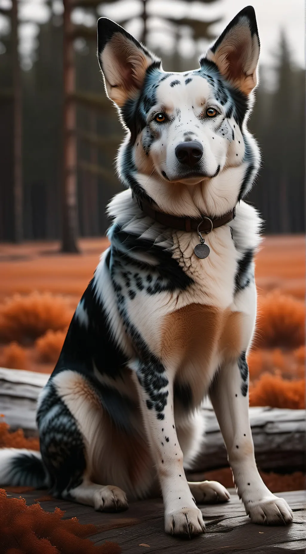 ai character: blue background