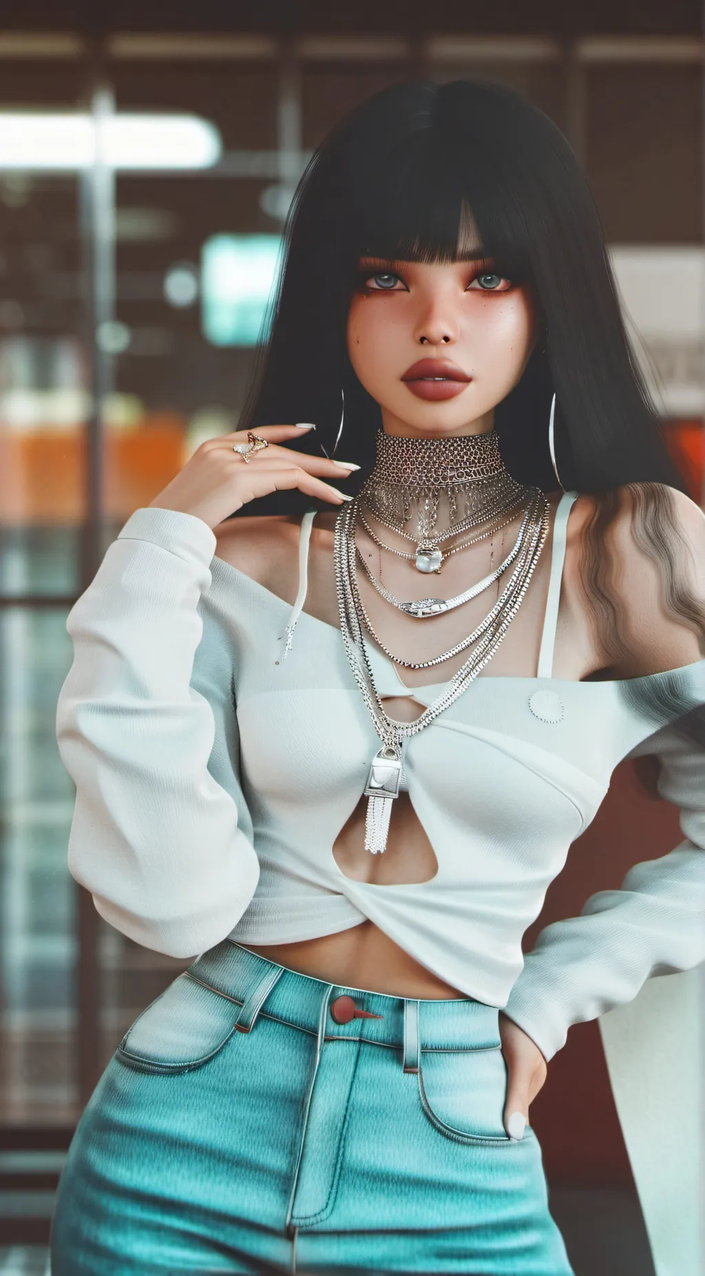 ai character: Abby background