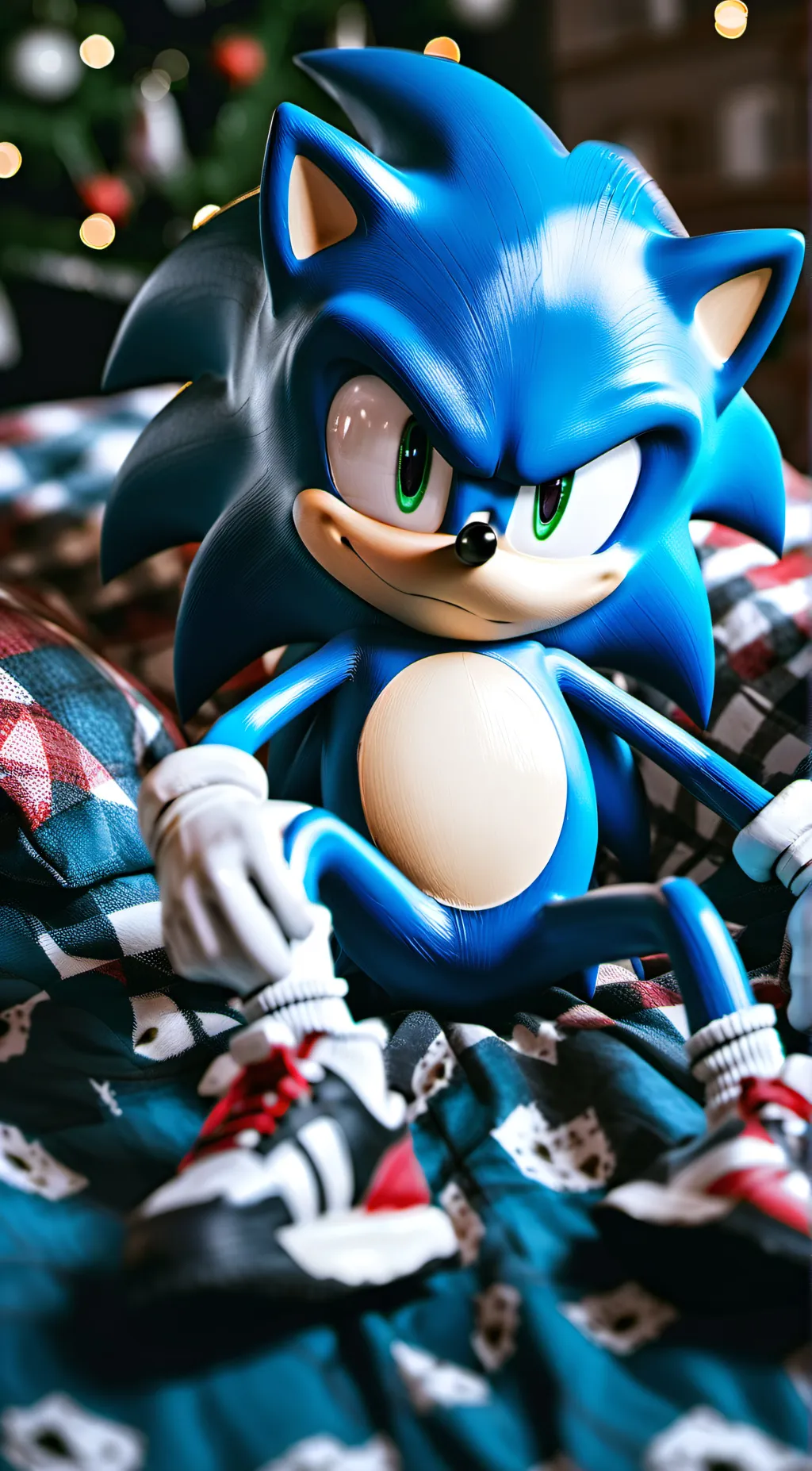 ai character: sonic sleepover background