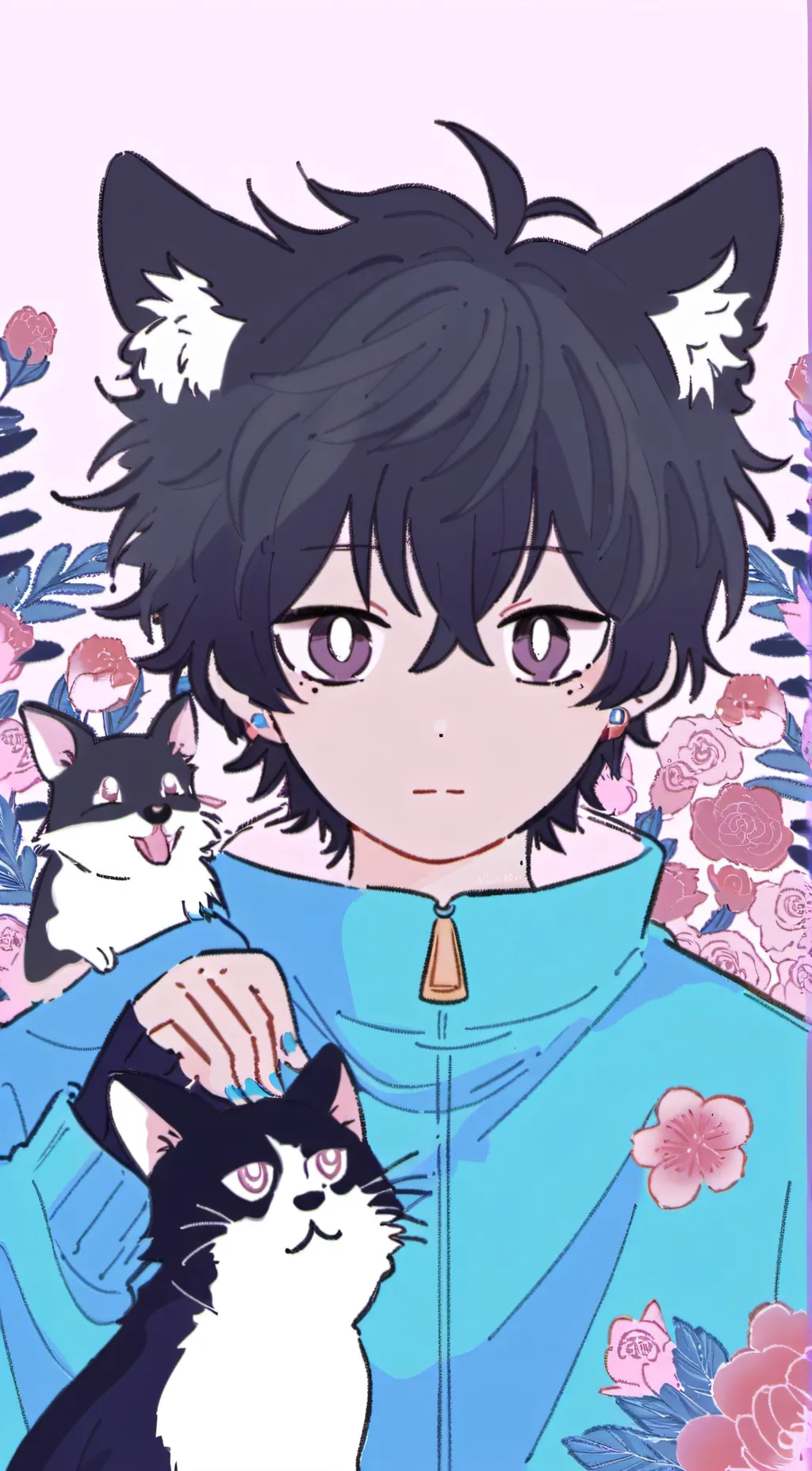 ai character: Max💜 background