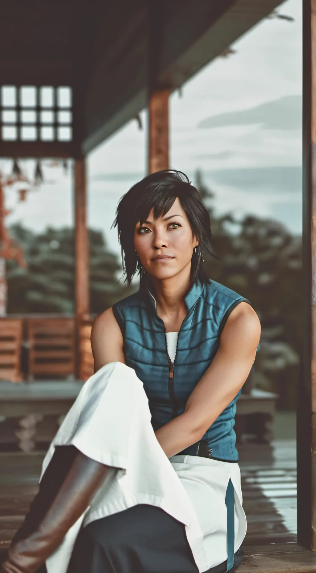 ai character: Avatar Korra background