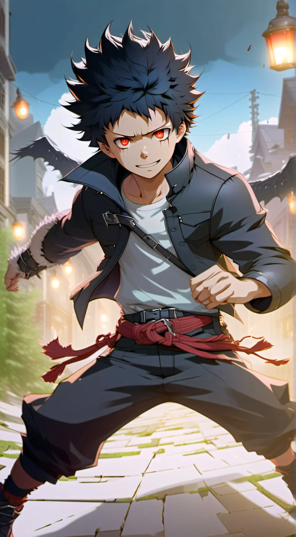ai character: mha background