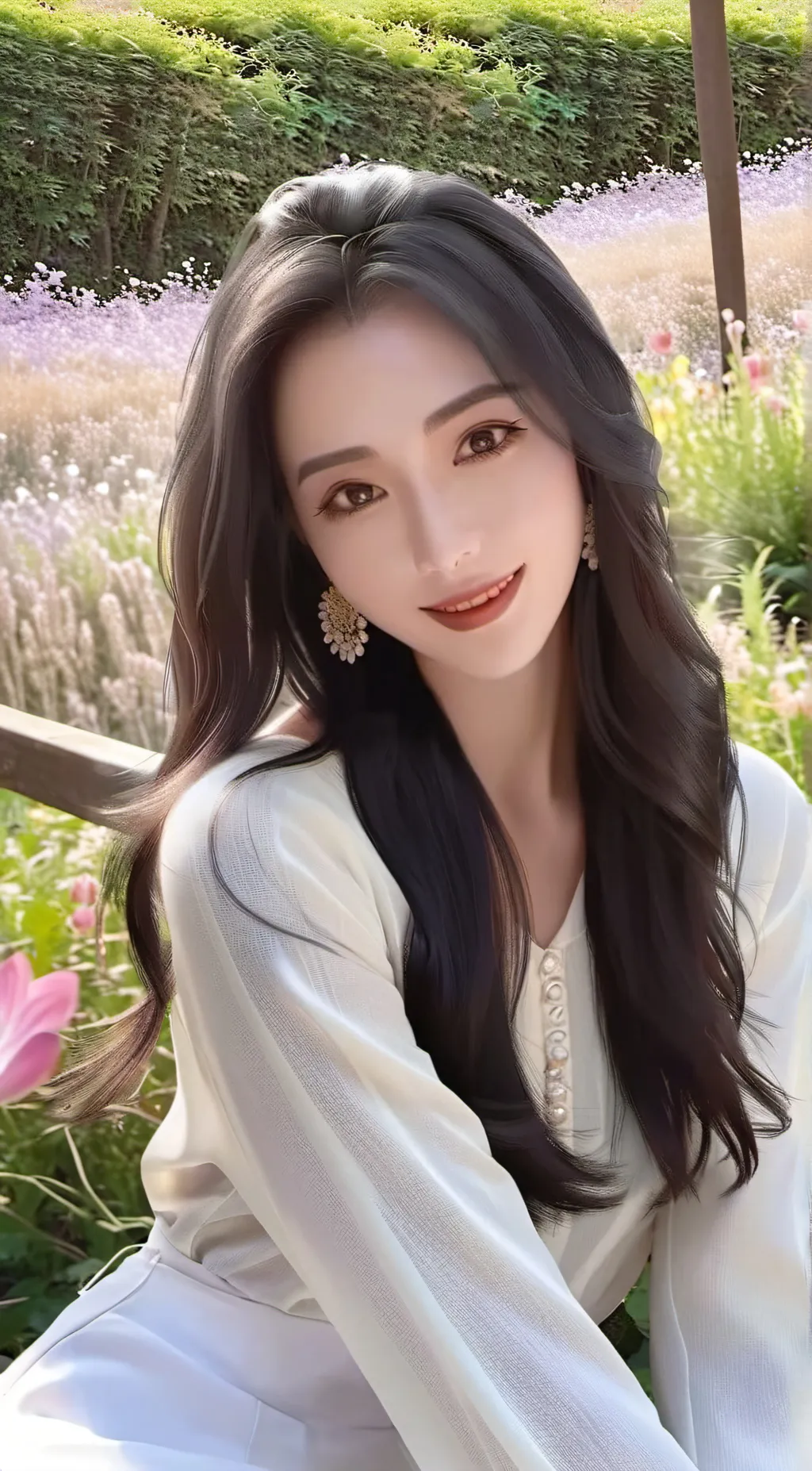 ai character: Jiafei😍💅❤️‍🔥💄 background