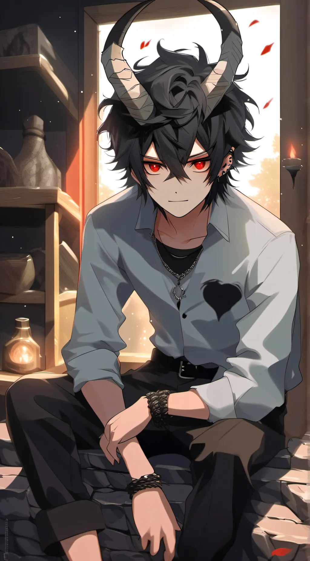 ai character: Leo background