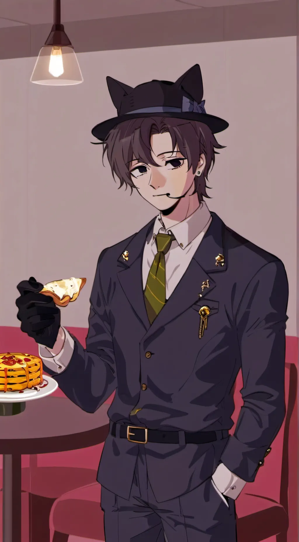 ai character: Michael afton! background