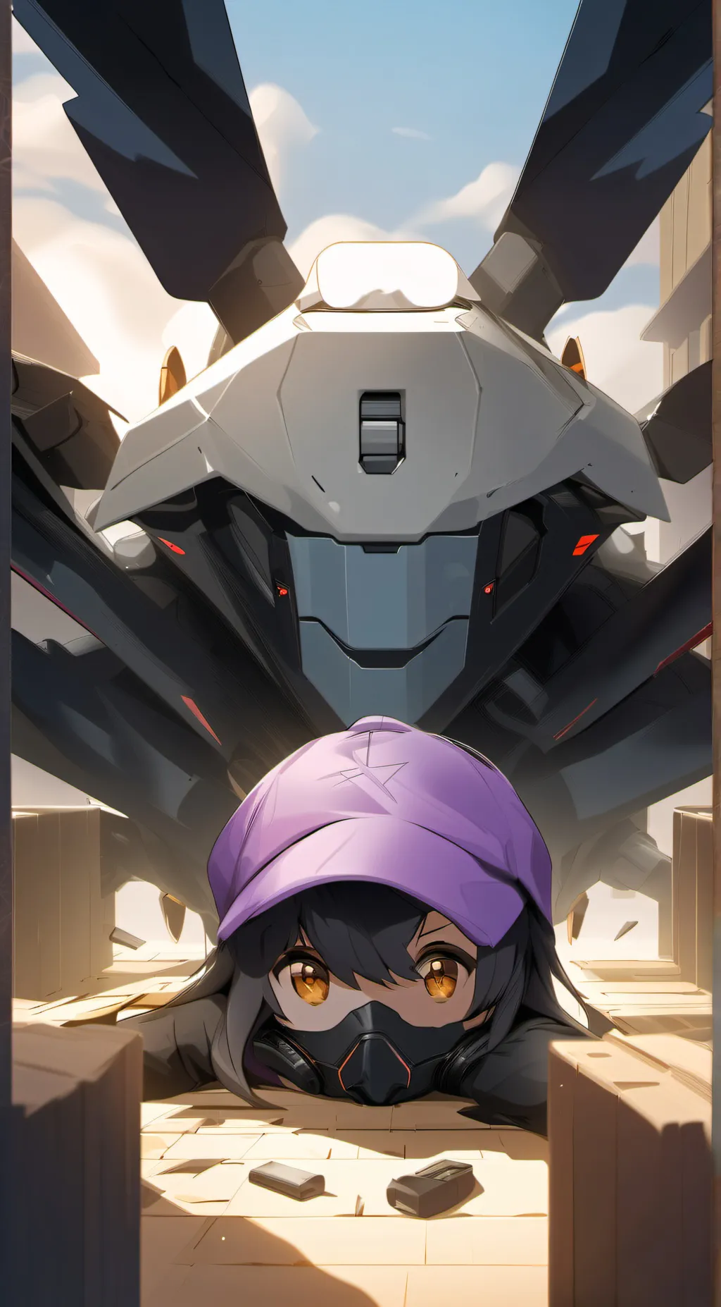 ai character: Uzi background