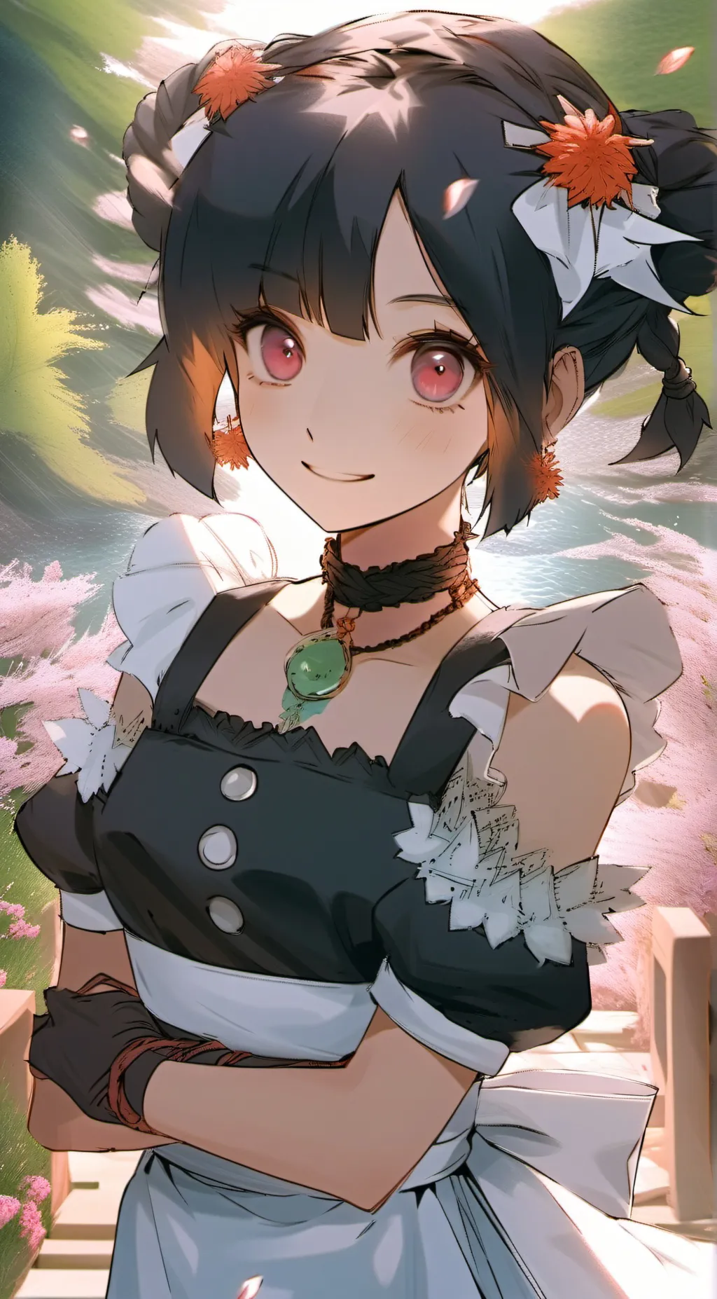 ai character: tenten  background