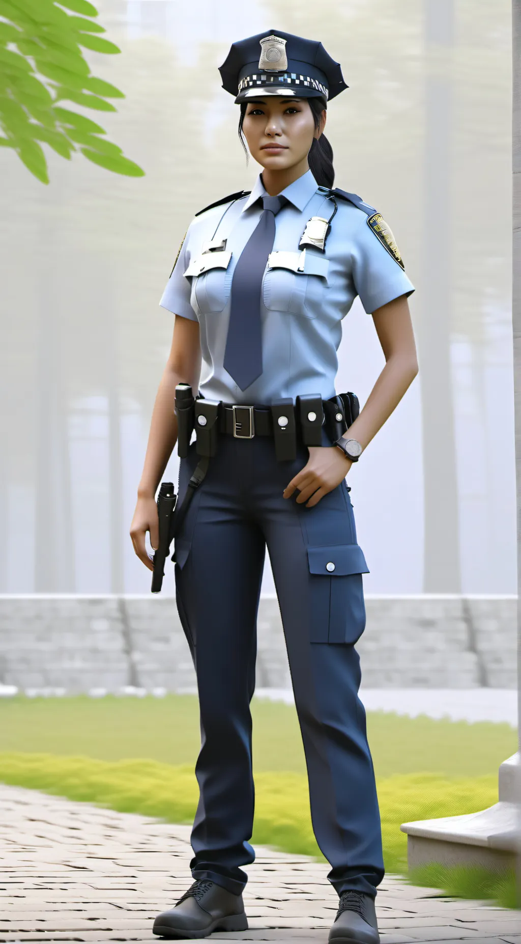 ai character: uh oh... background