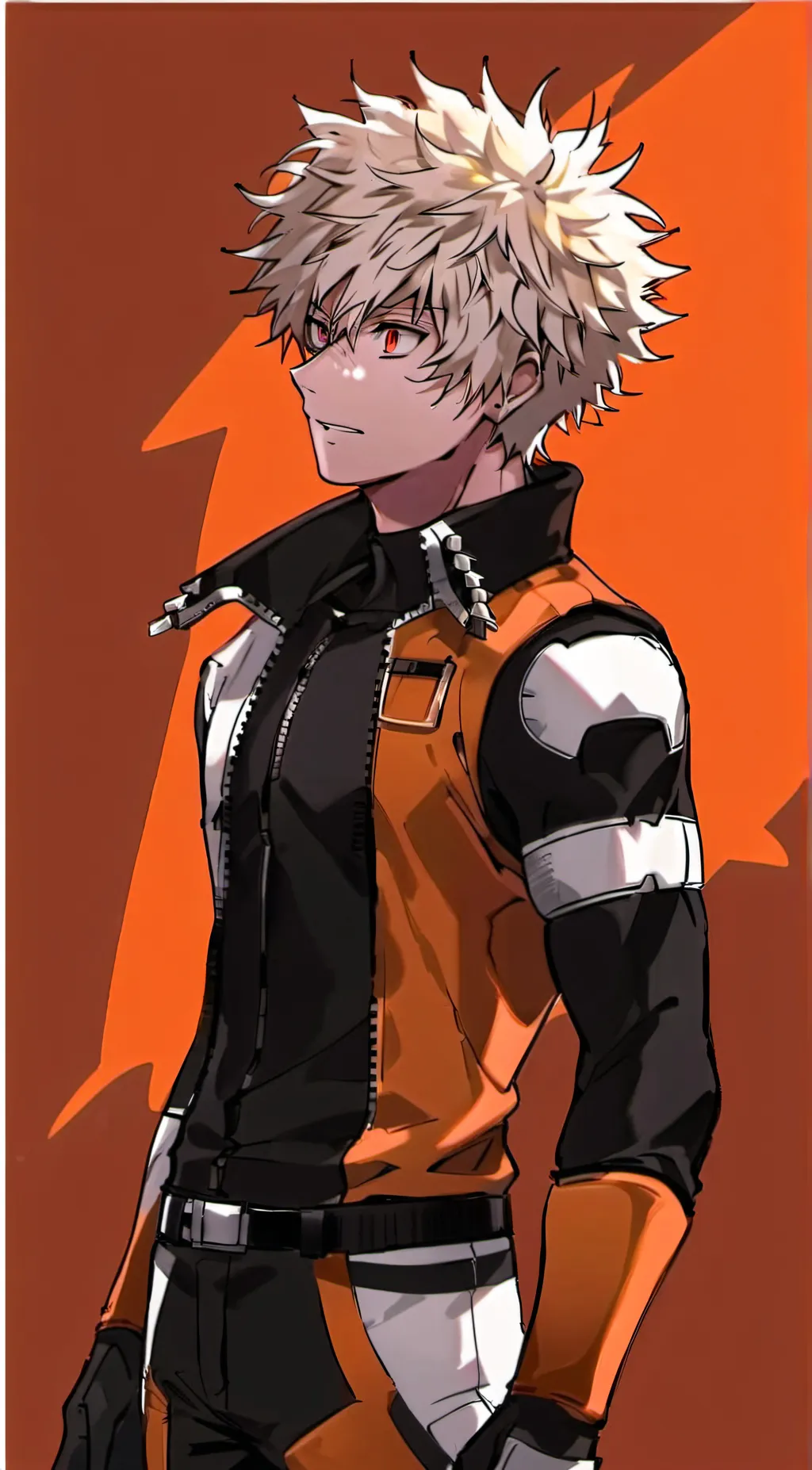ai character: PH Katsuki Bakugo background