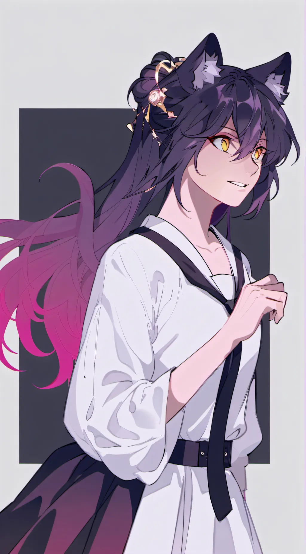 ai character: aphmau 💜❤️ background