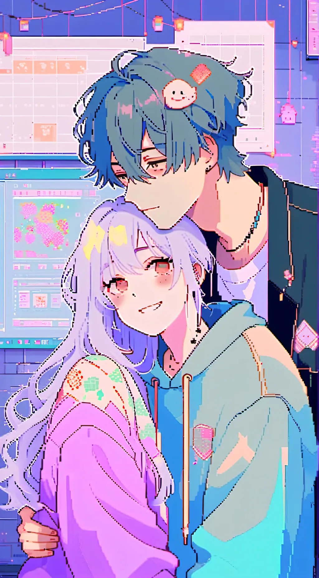 ai character: James and Amanda background