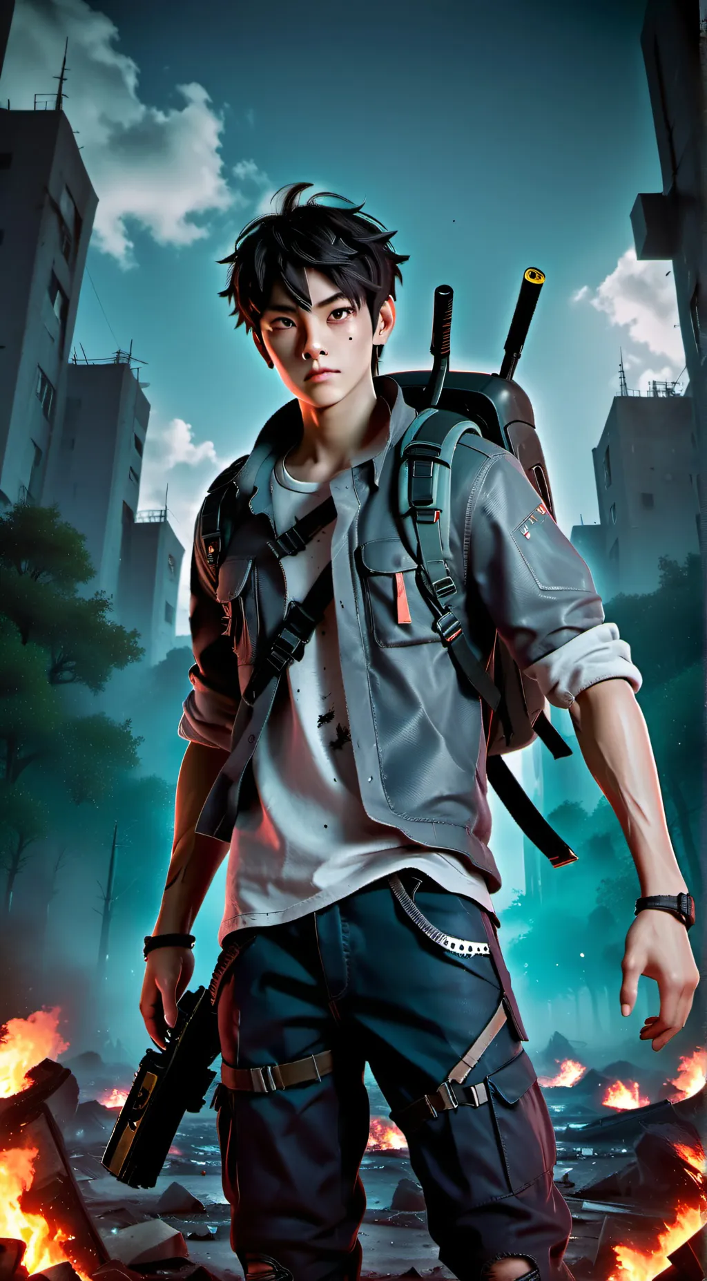 ai character: MAX background
