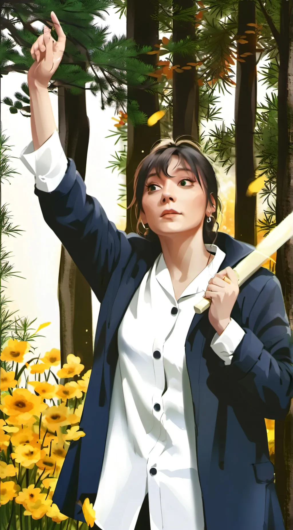 ai character: Marideth Bachelor  background