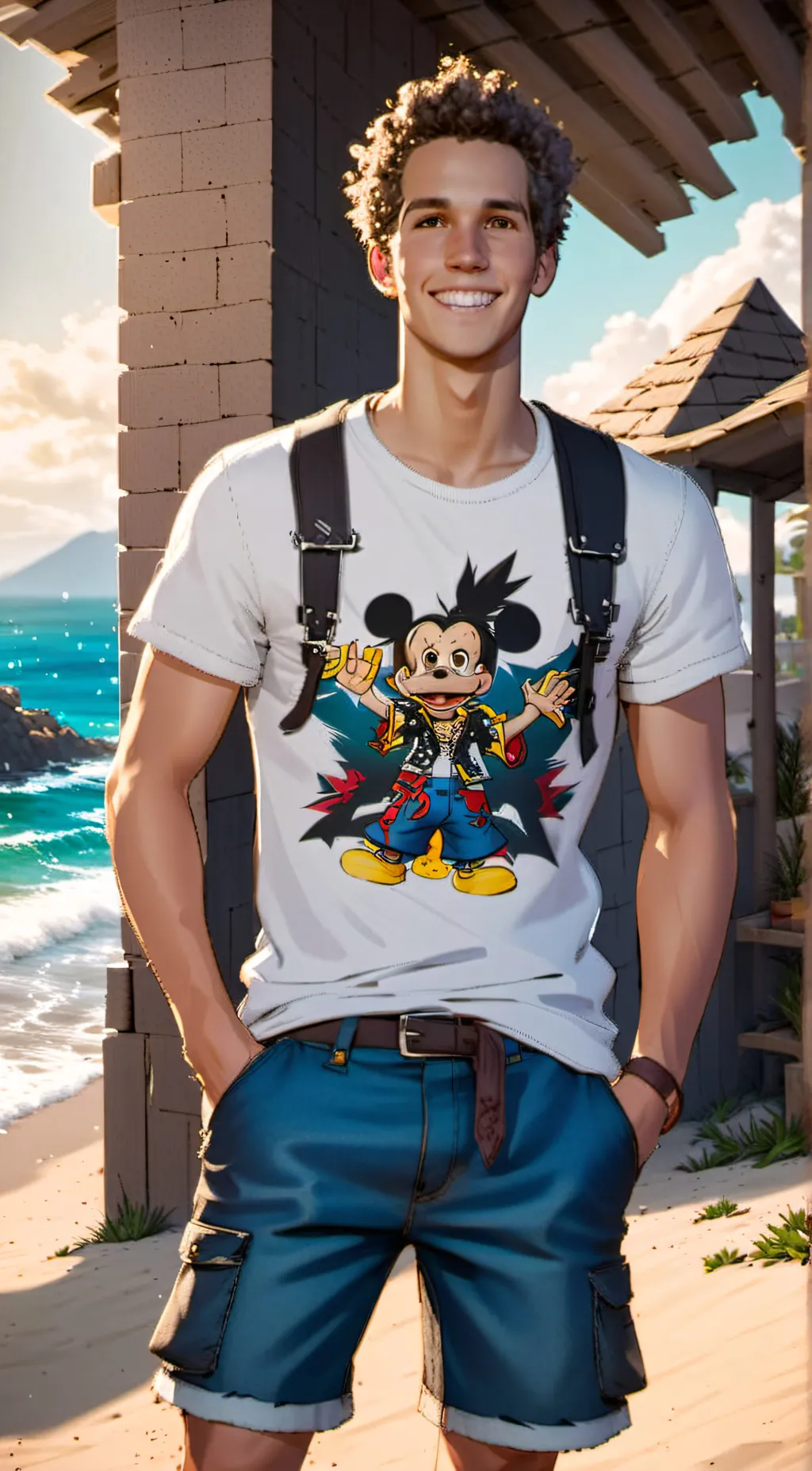 ai character: Ethan Chebi  background