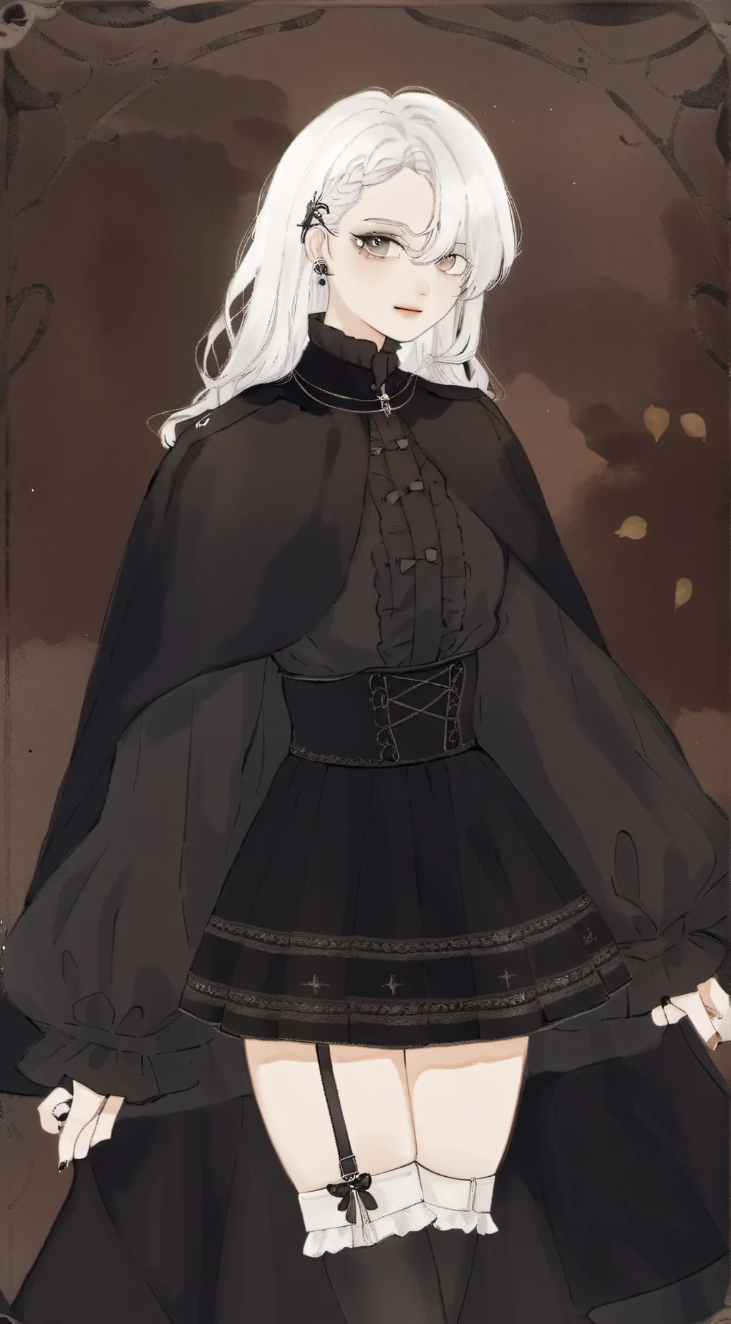 ai character: Snowy background