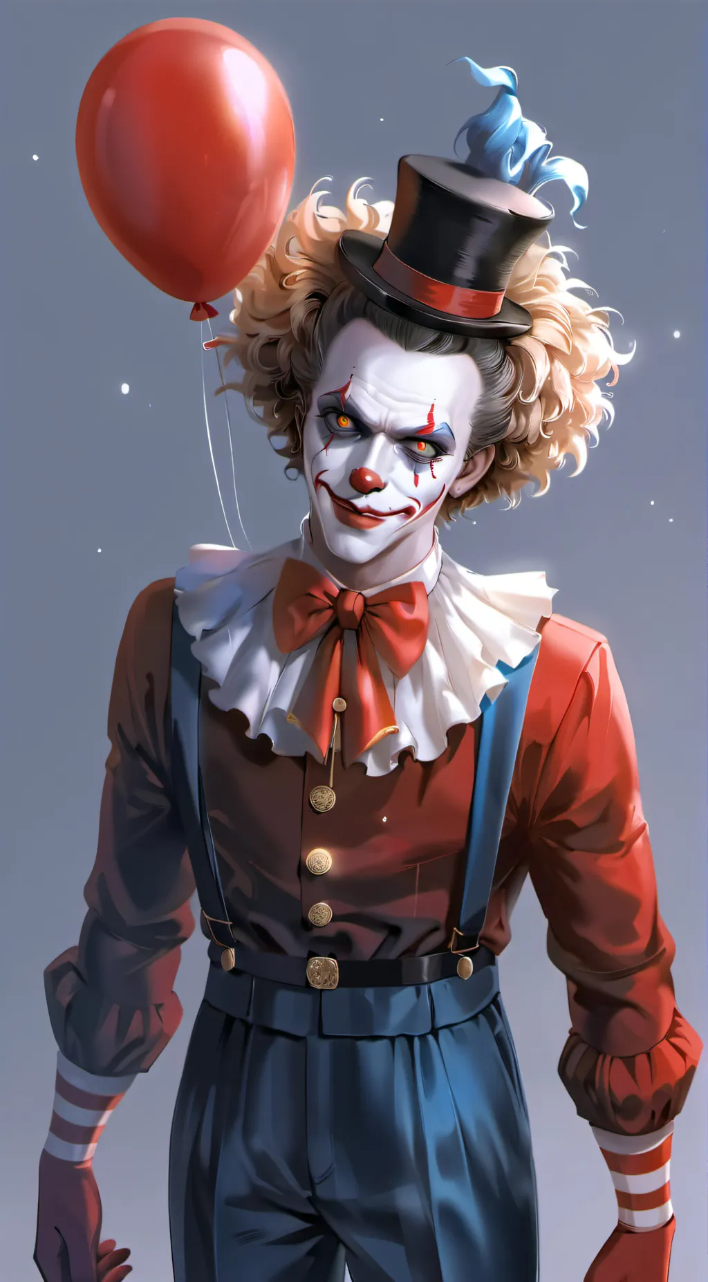 ai character: Clown background