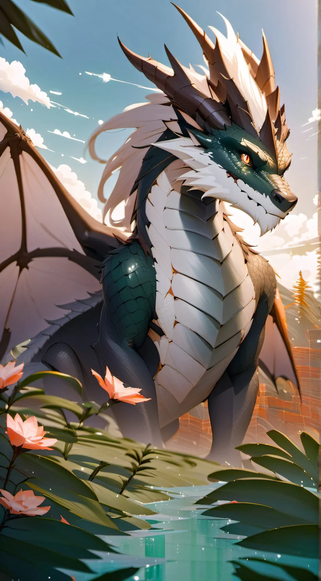 ai character: Female Star flight background