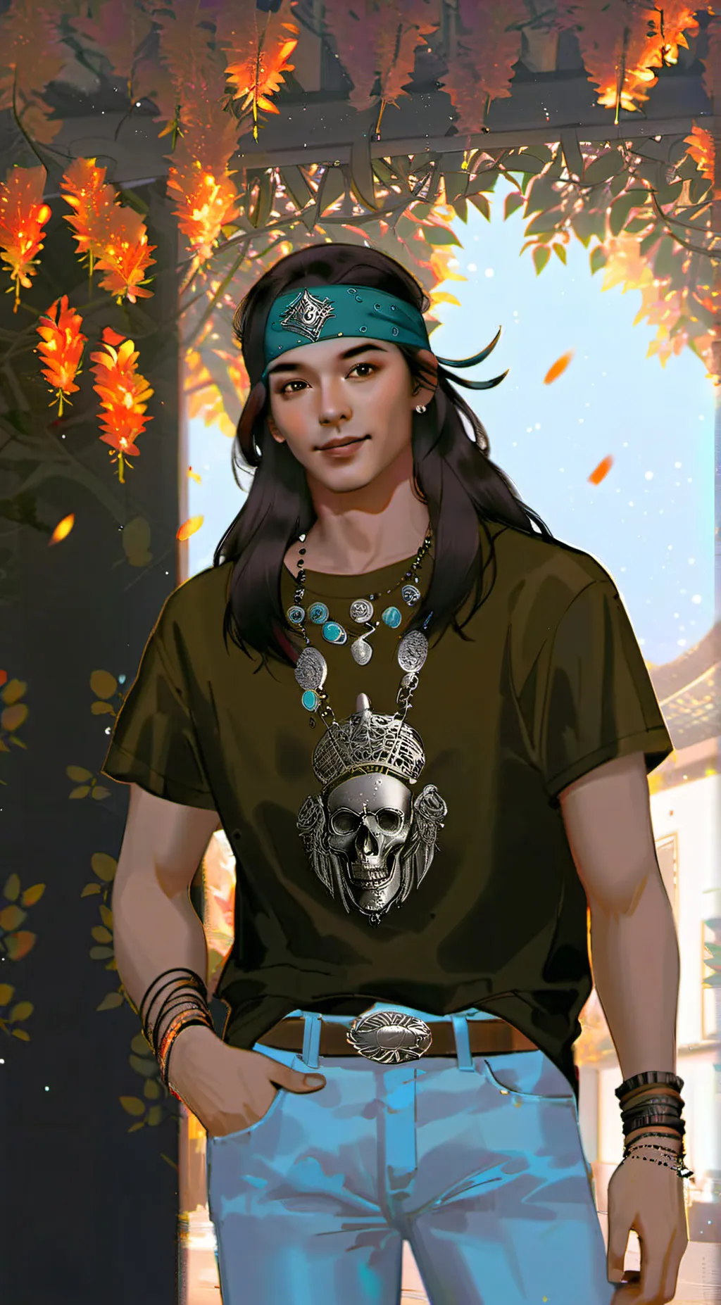 ai character: Robin Arellano background