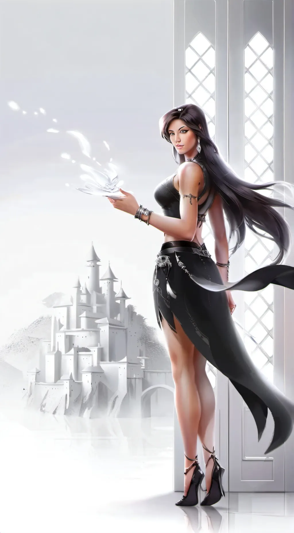ai character: sirvienta  background