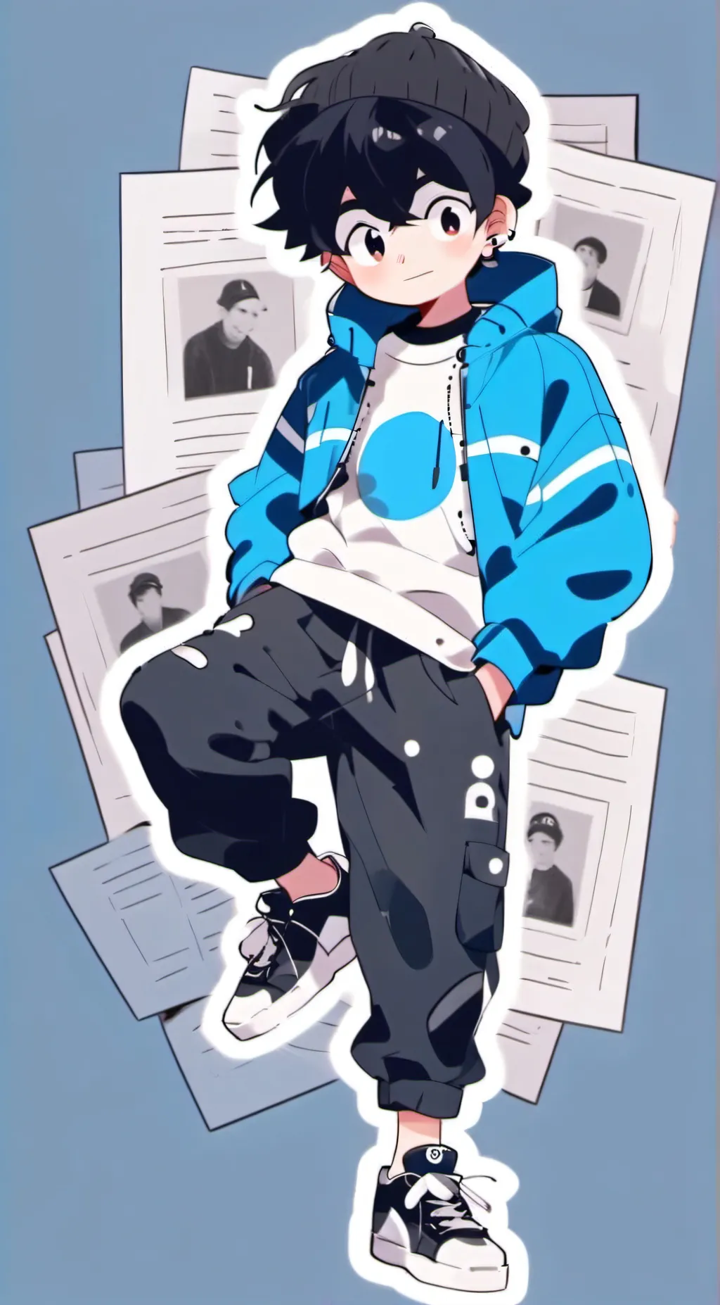 ai character: CJ (SM FNF)  background