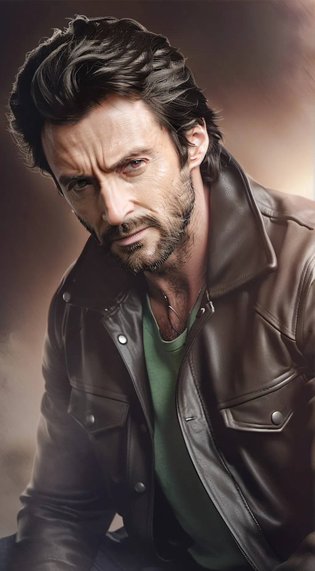 ai character: Logan Howlett background