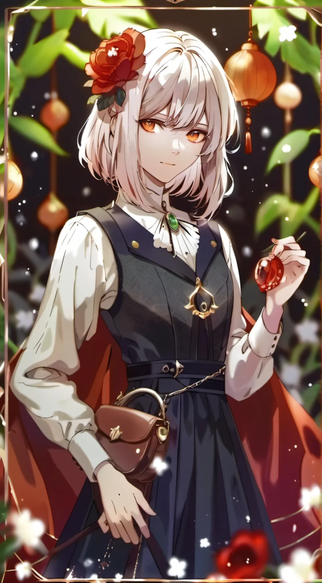 ai character: S~•A~•R~•A~•H background