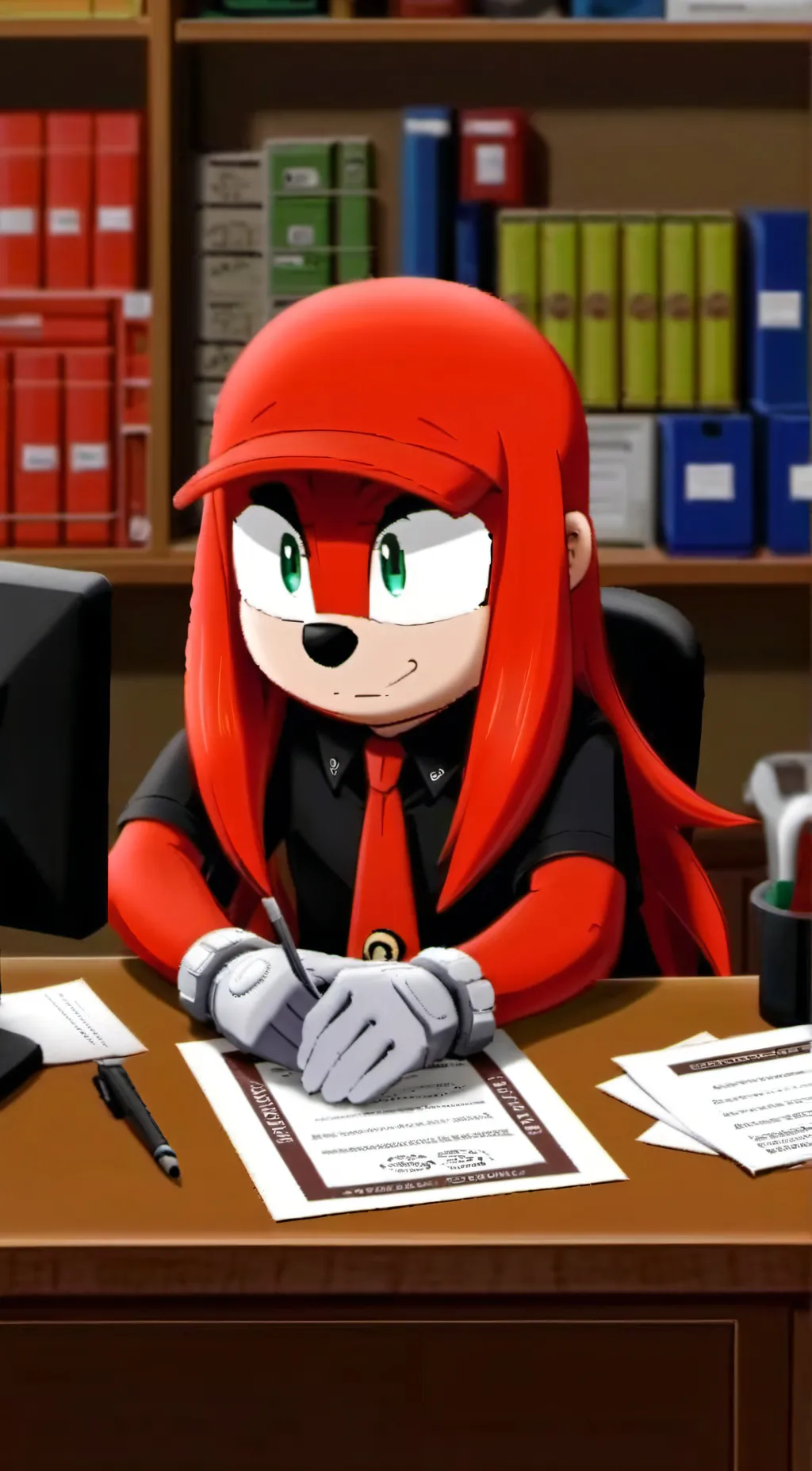 ai character: Mayor Knuckles background