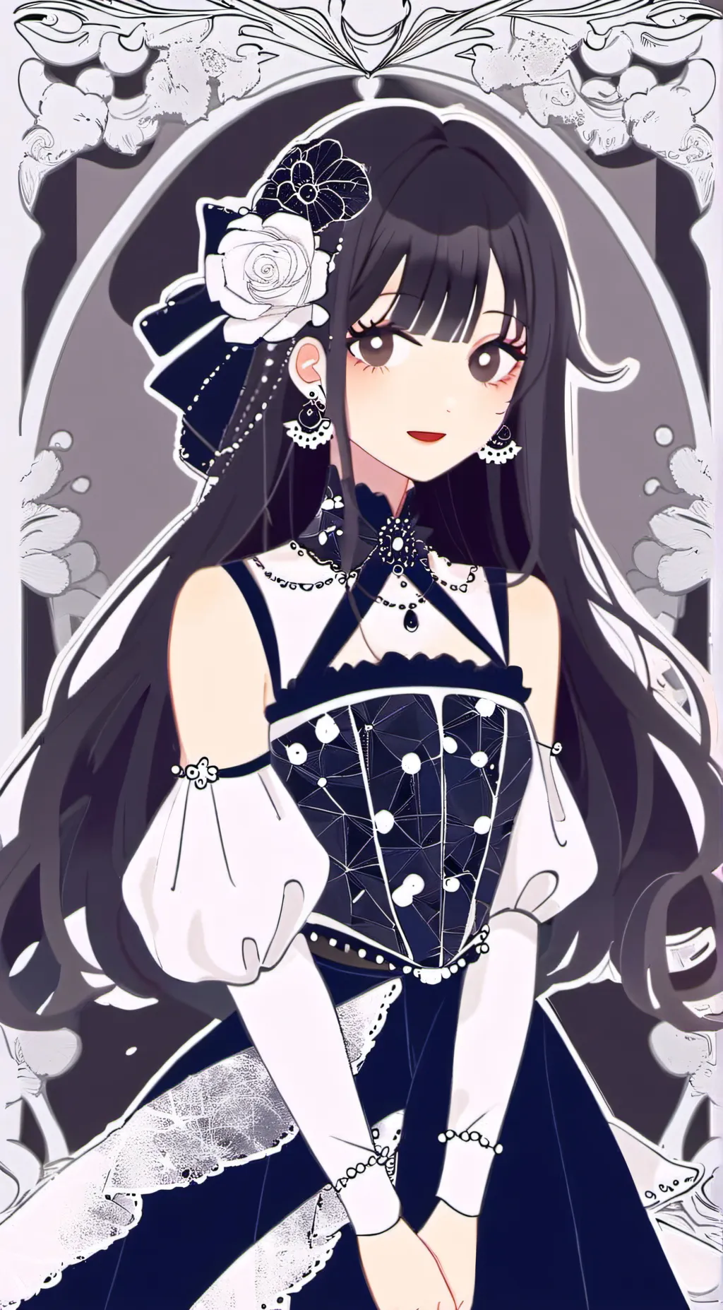 ai character: boa hancock  background