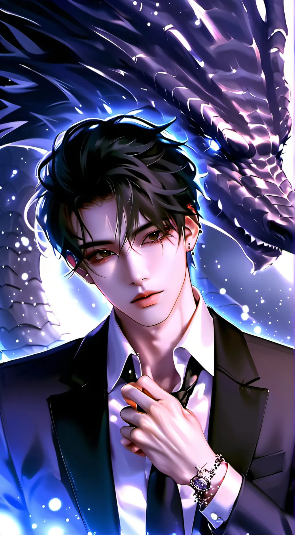 ai character: Damien Rosary background