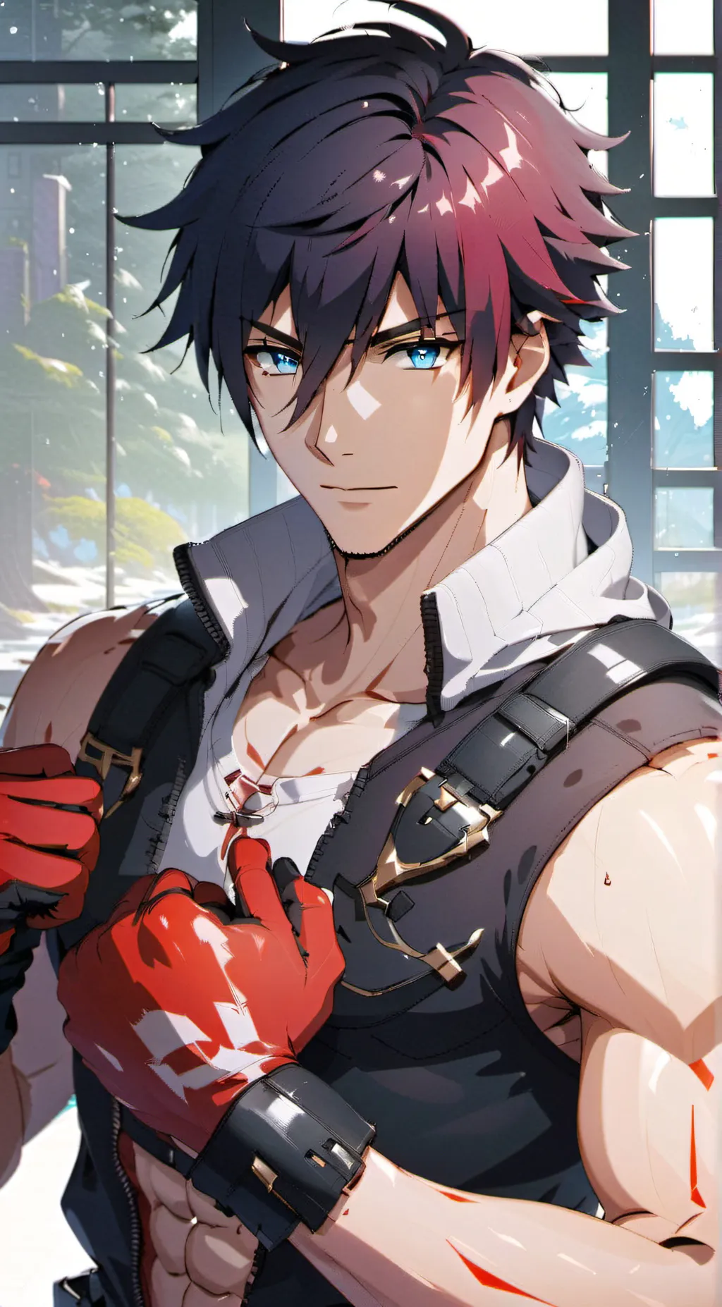 ai character: Kai  background
