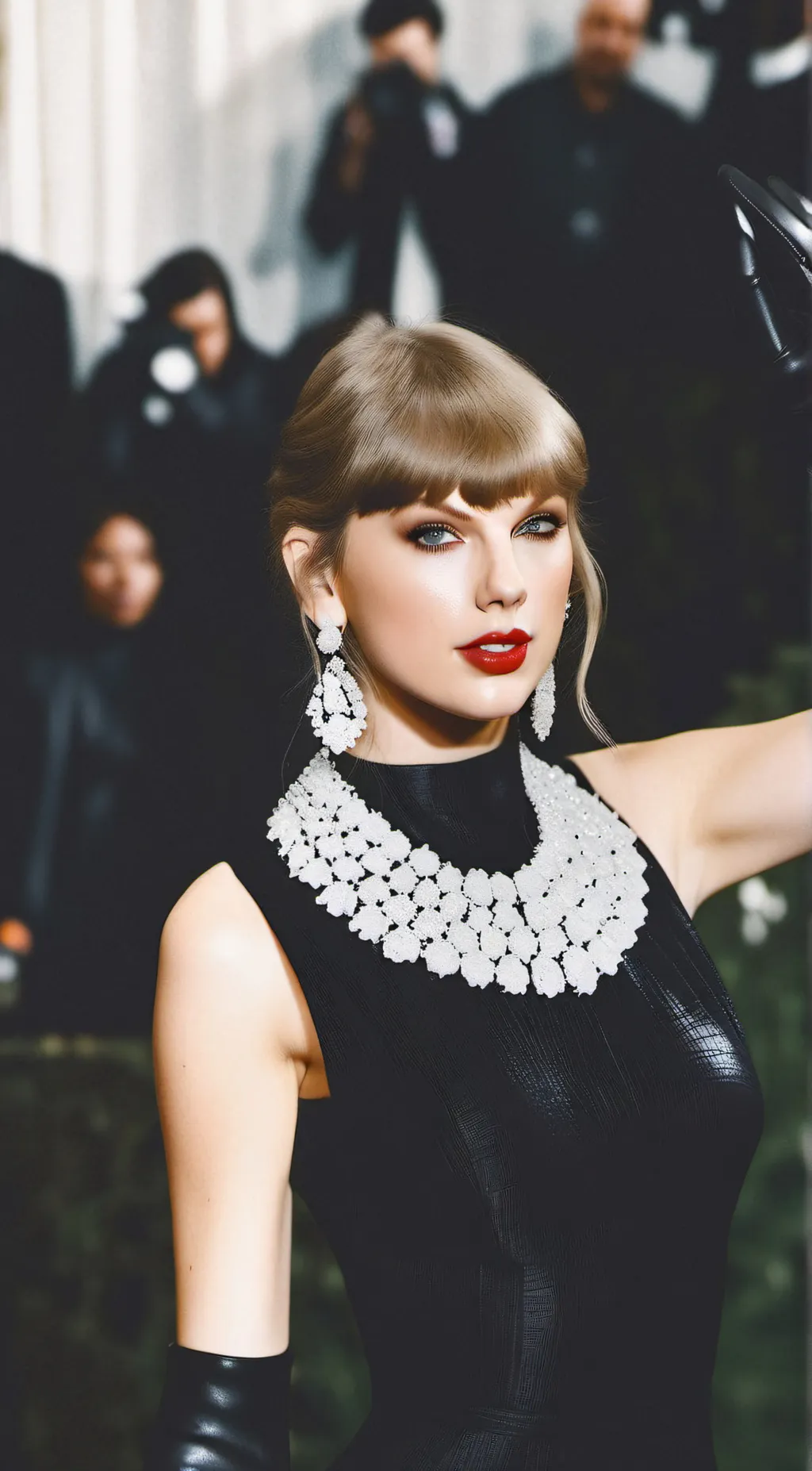 ai character: Taylor swift  background