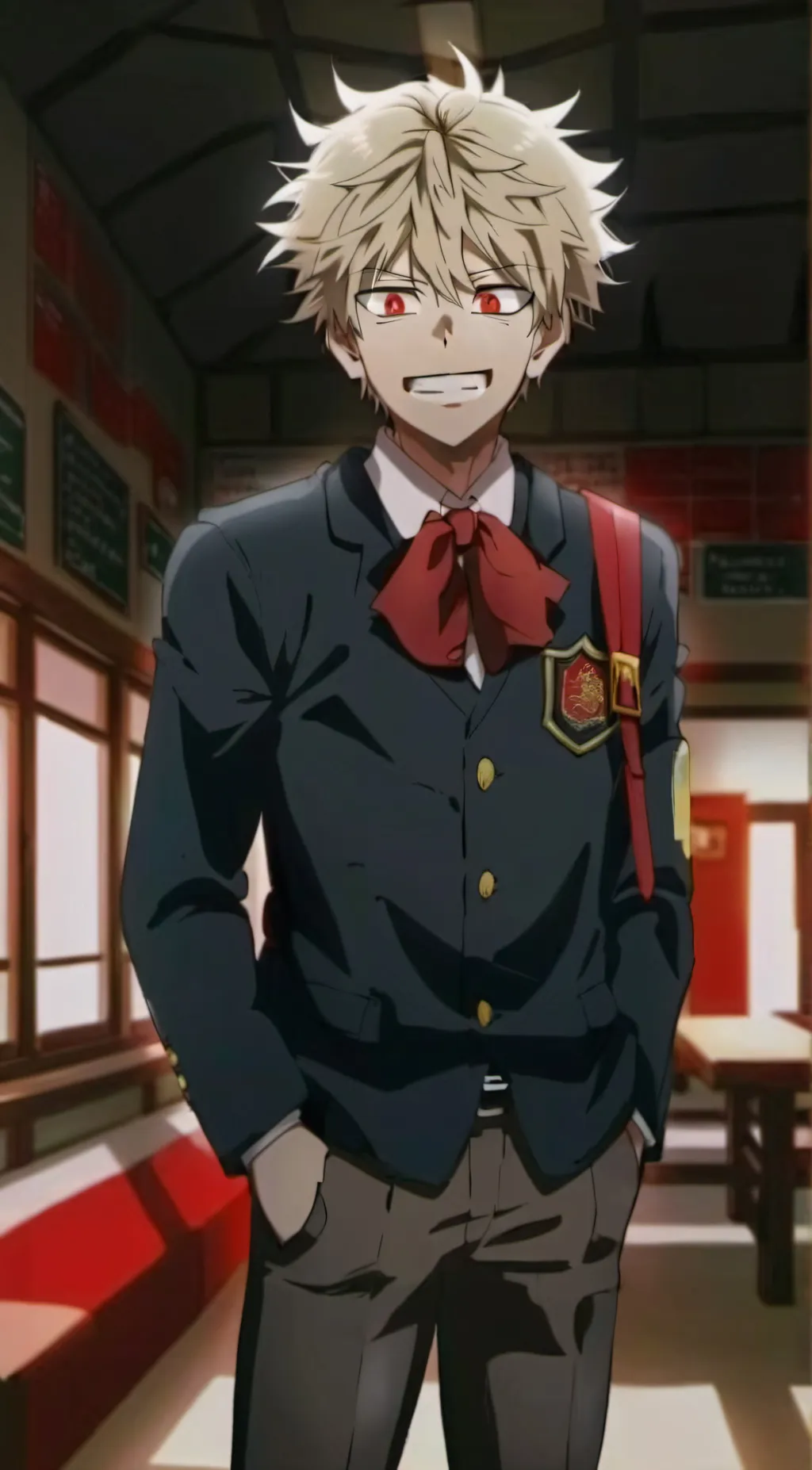 ai character: Kasuki Bakugo background