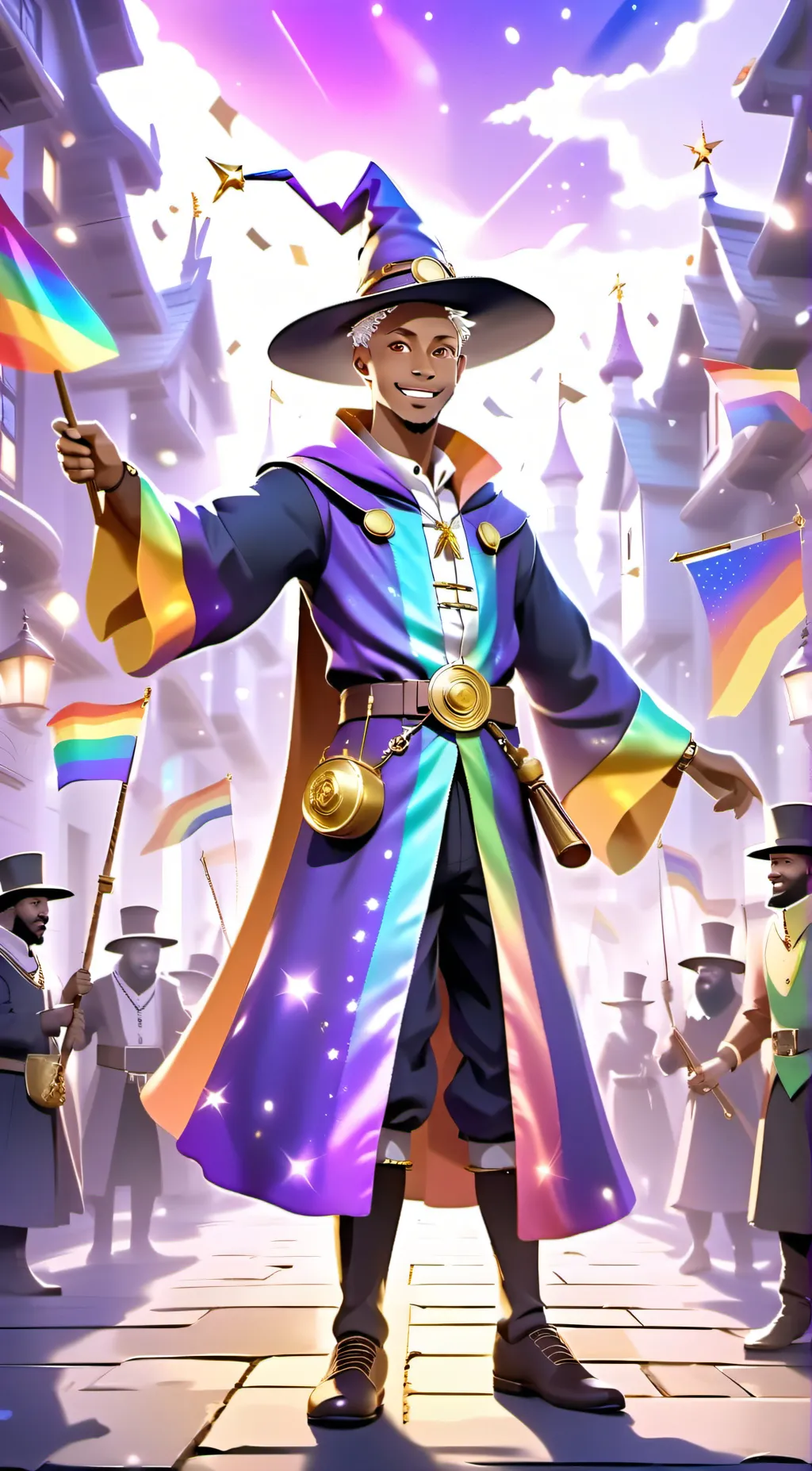 ai character: Pride Witch Dante background