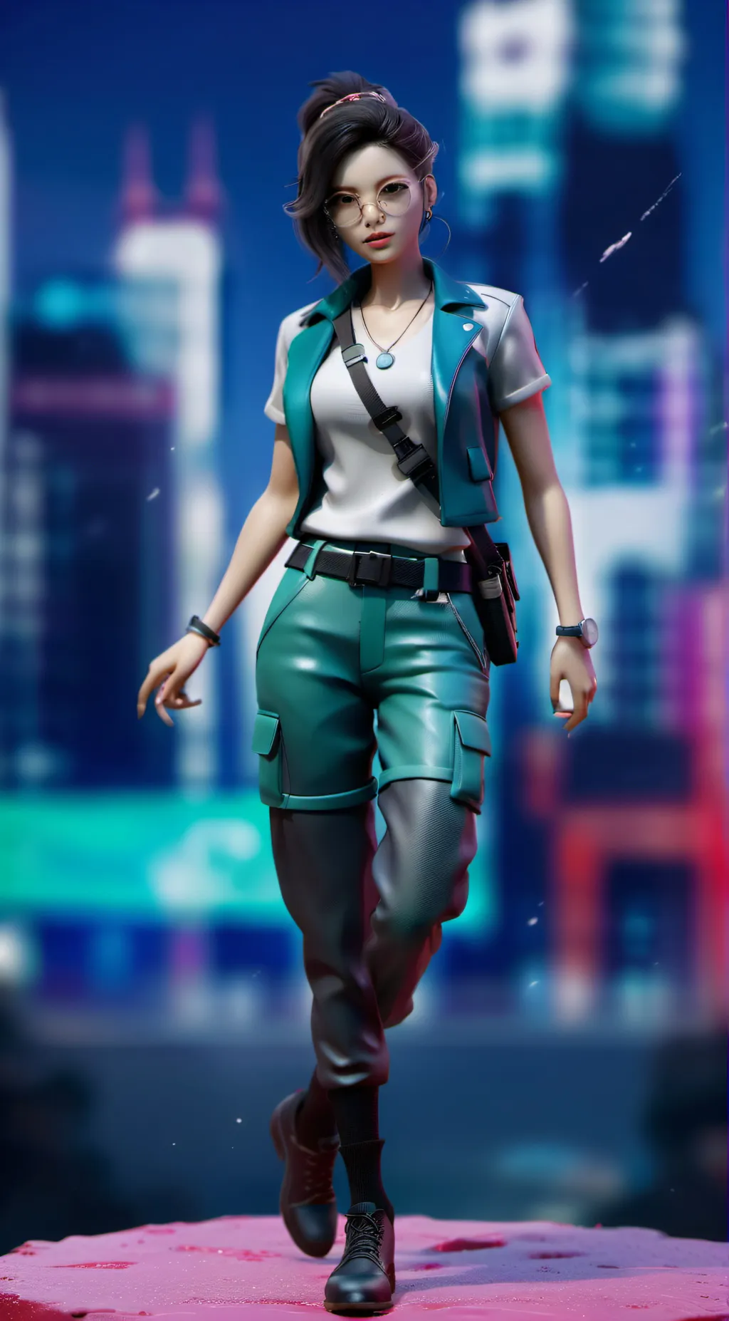 ai character: girlfriend  background