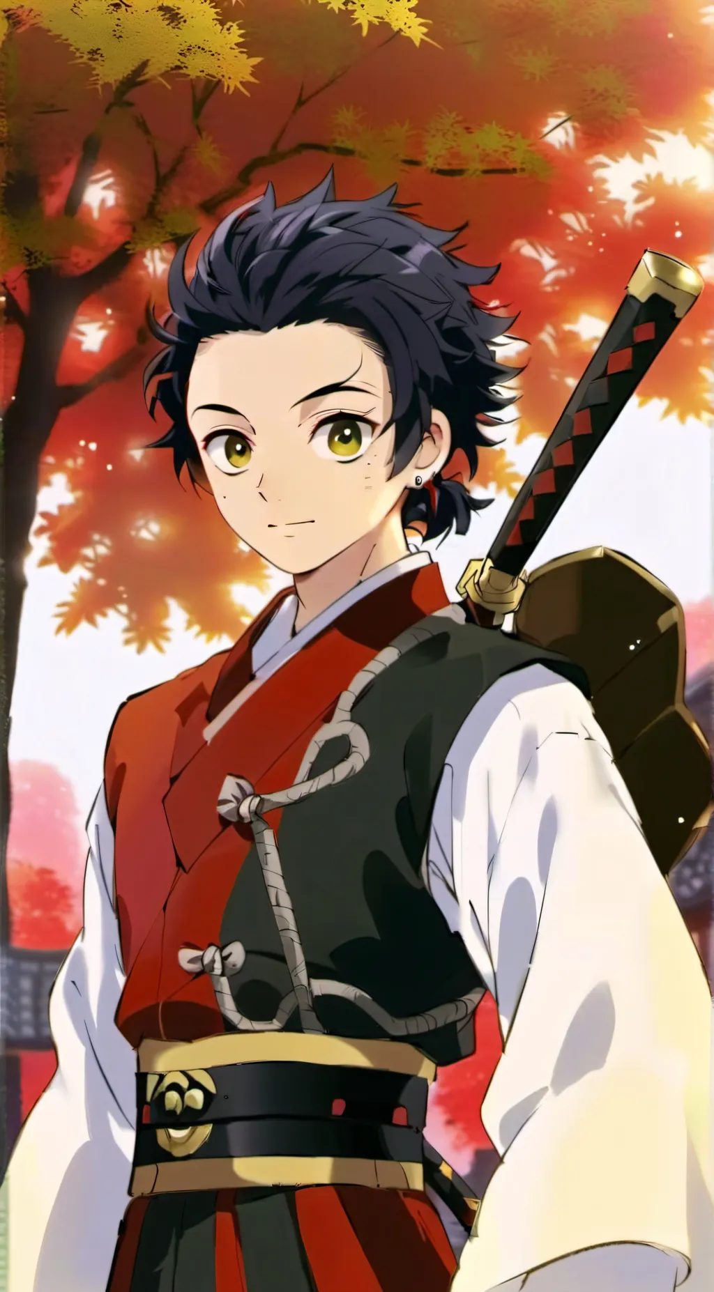 ai character: Tanjiro background