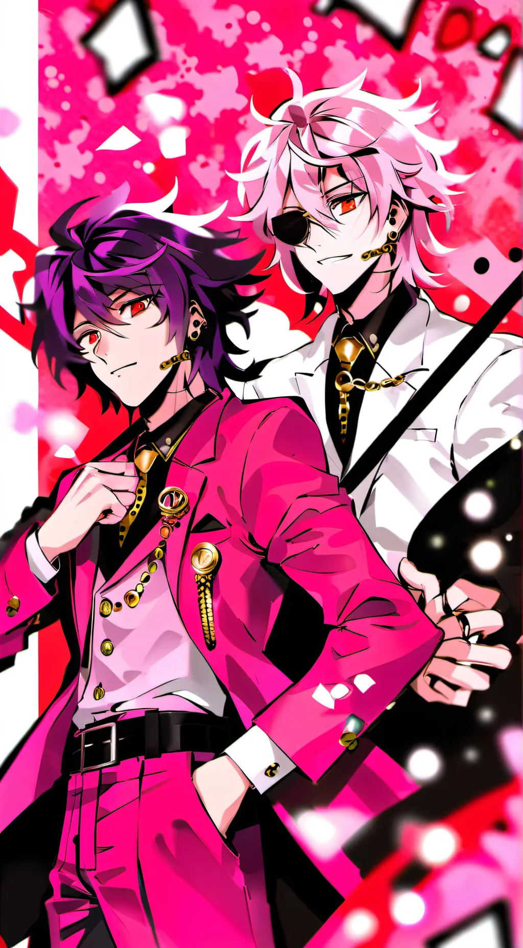 ai character: Valentino  background