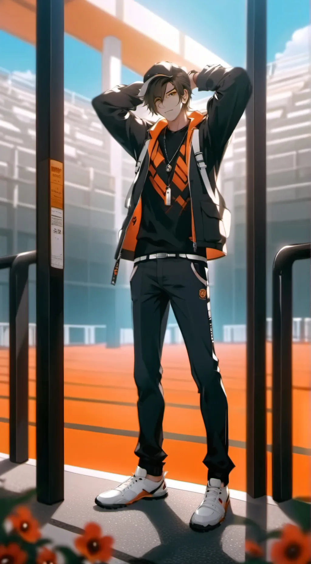 ai character: Erick  background