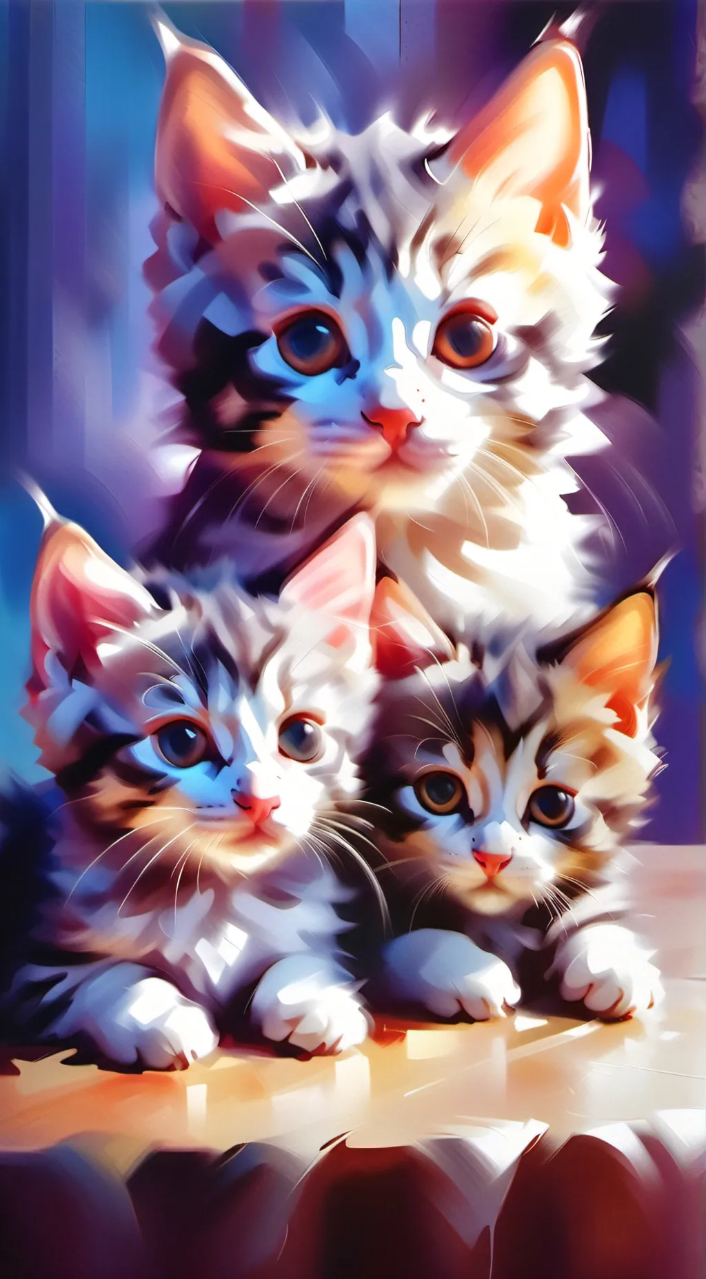 ai character: Bossy kittens background