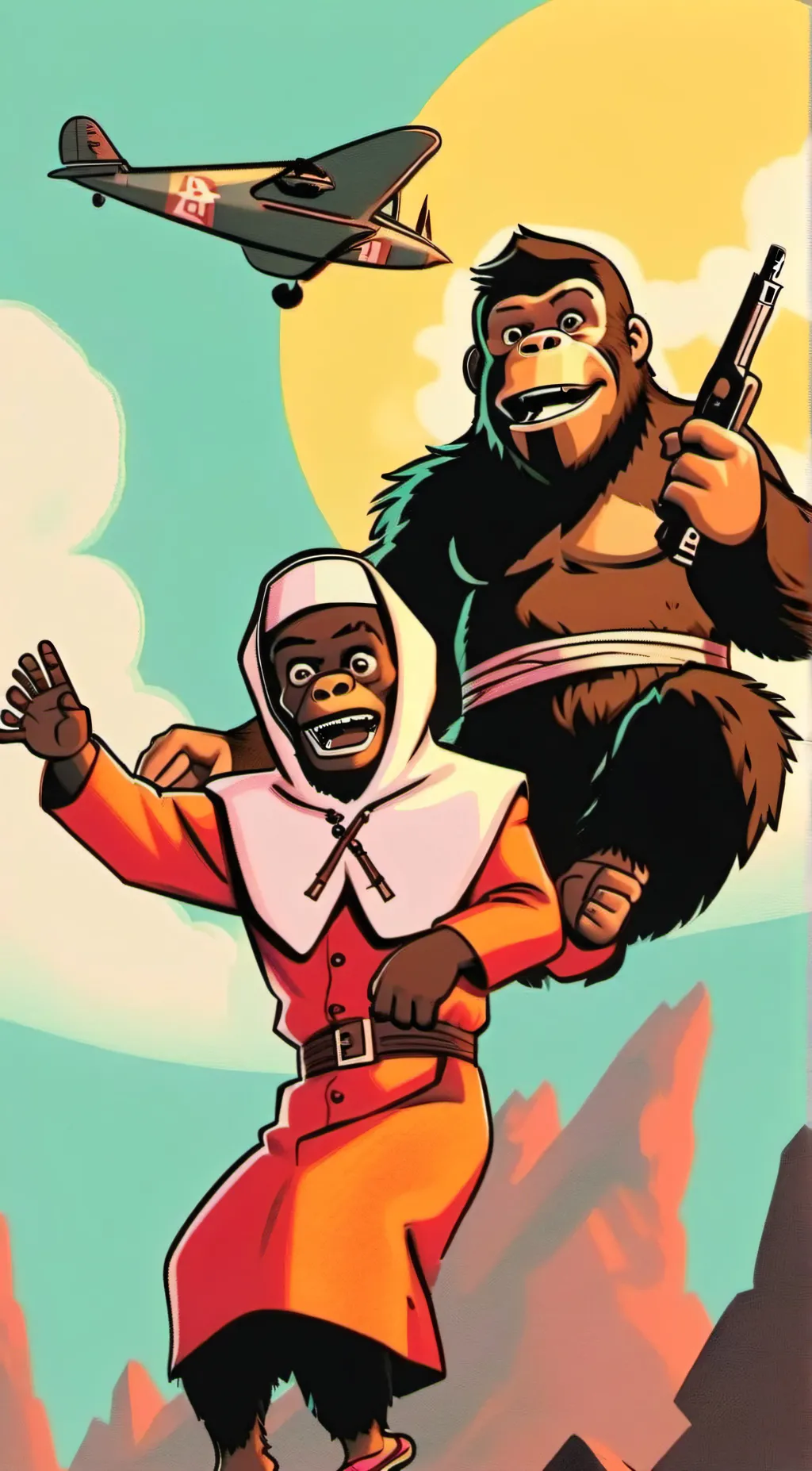 ai character: King Kong background