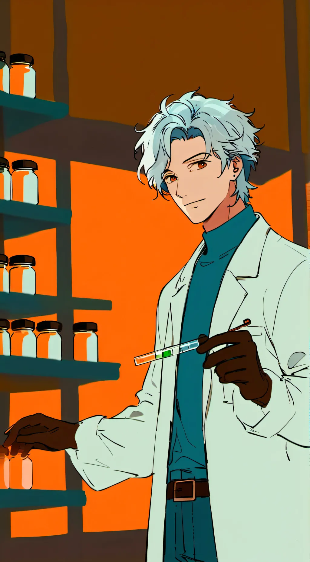 ai character: Evil scientist background