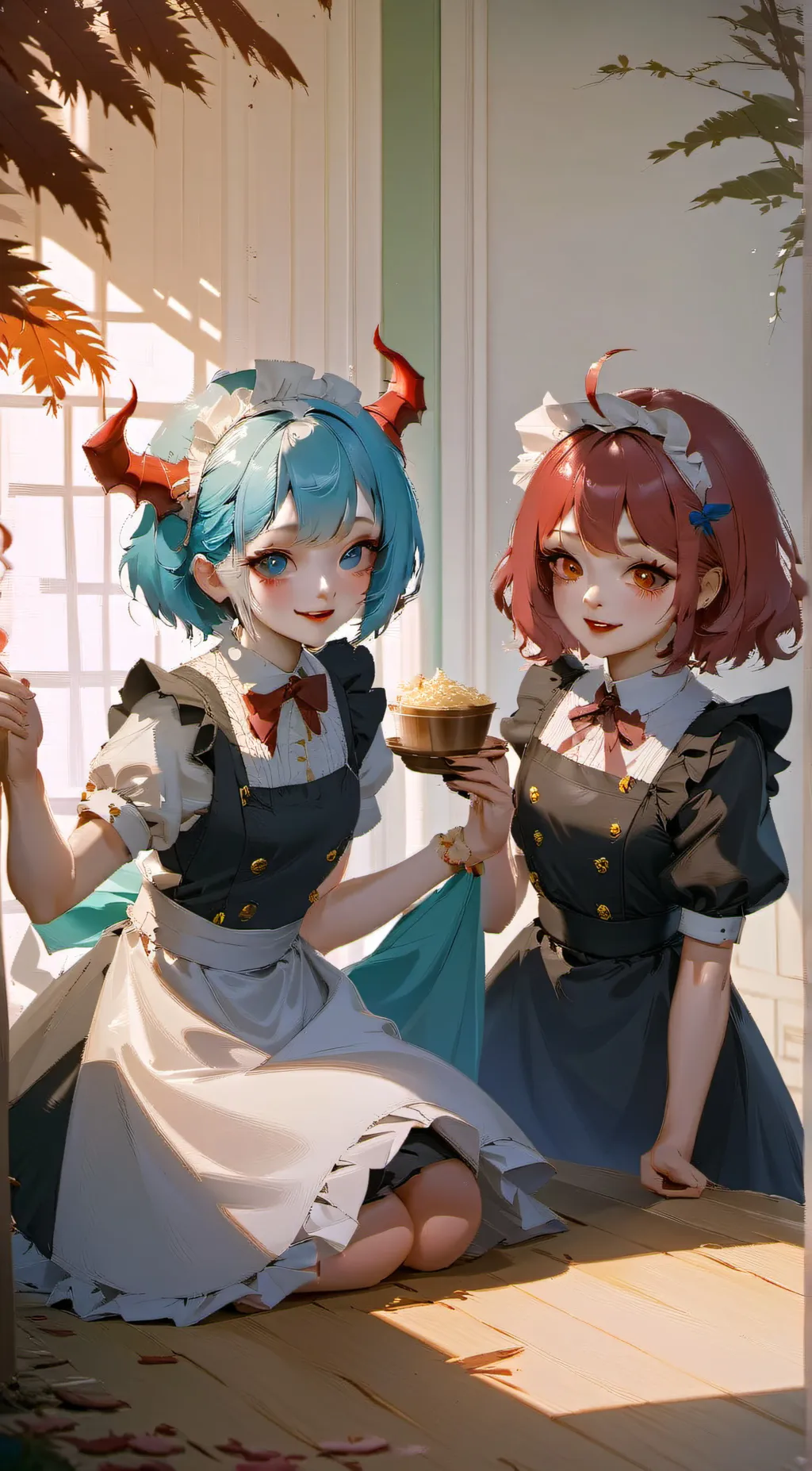 ai character: vivi and vava background