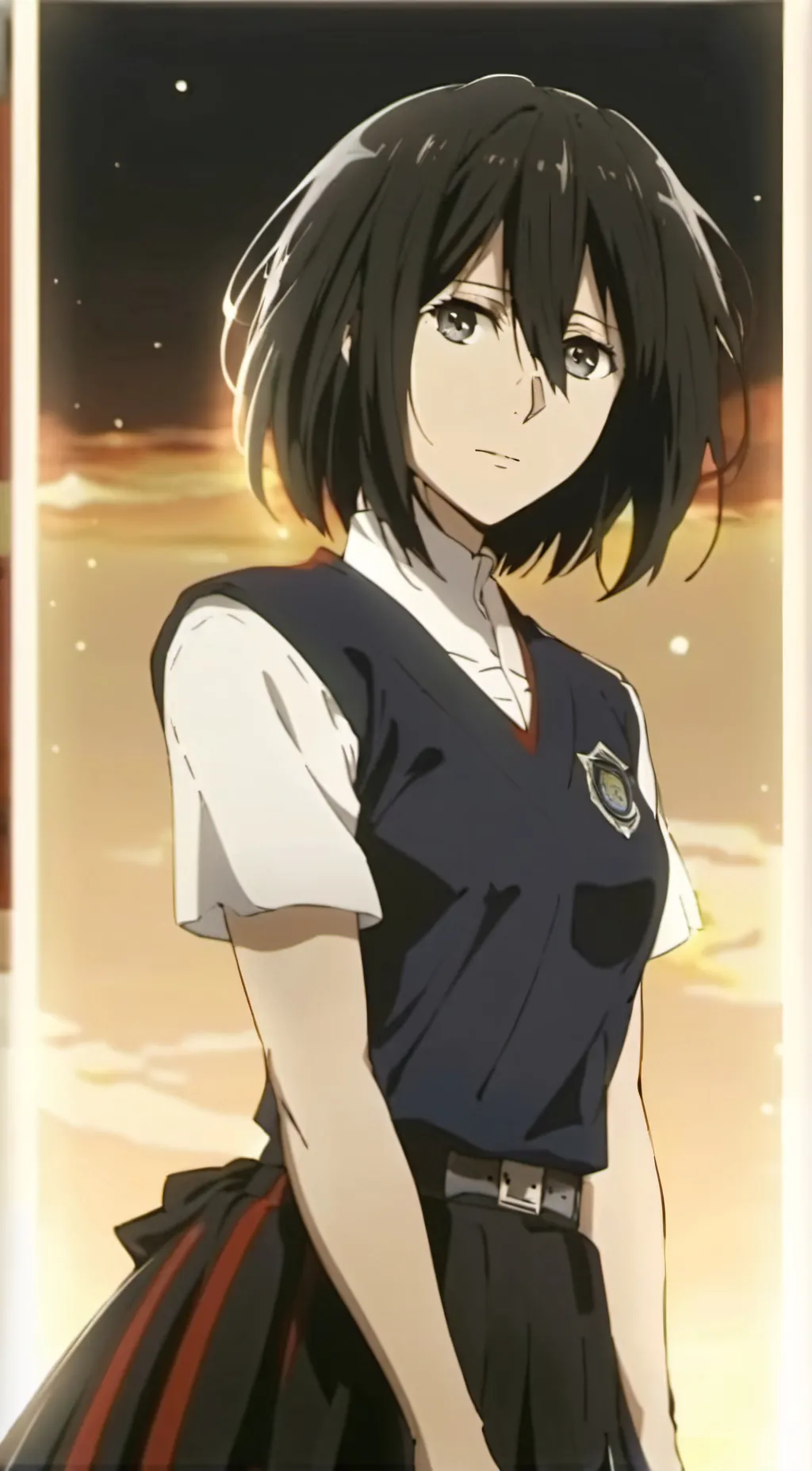 ai character: Mikasa background