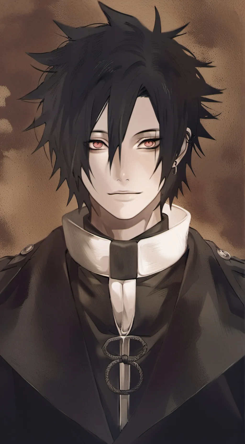 ai character: Sasuke  background