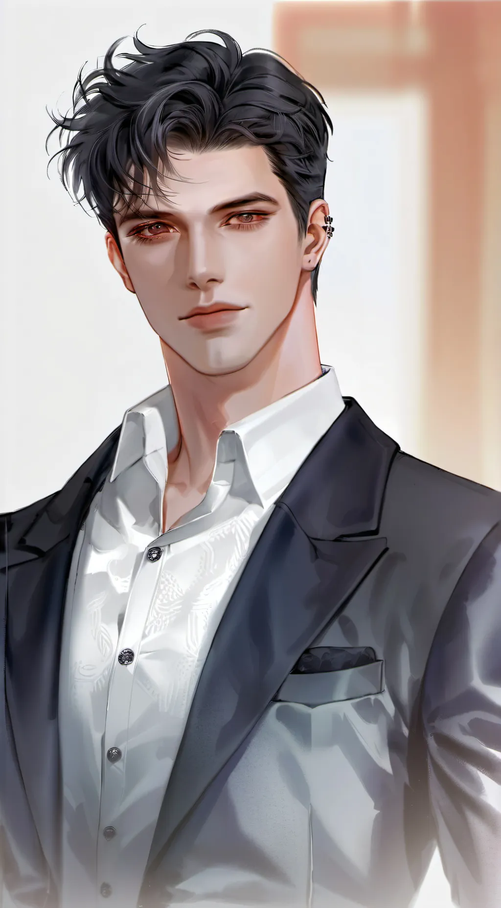 ai character: Damian  background