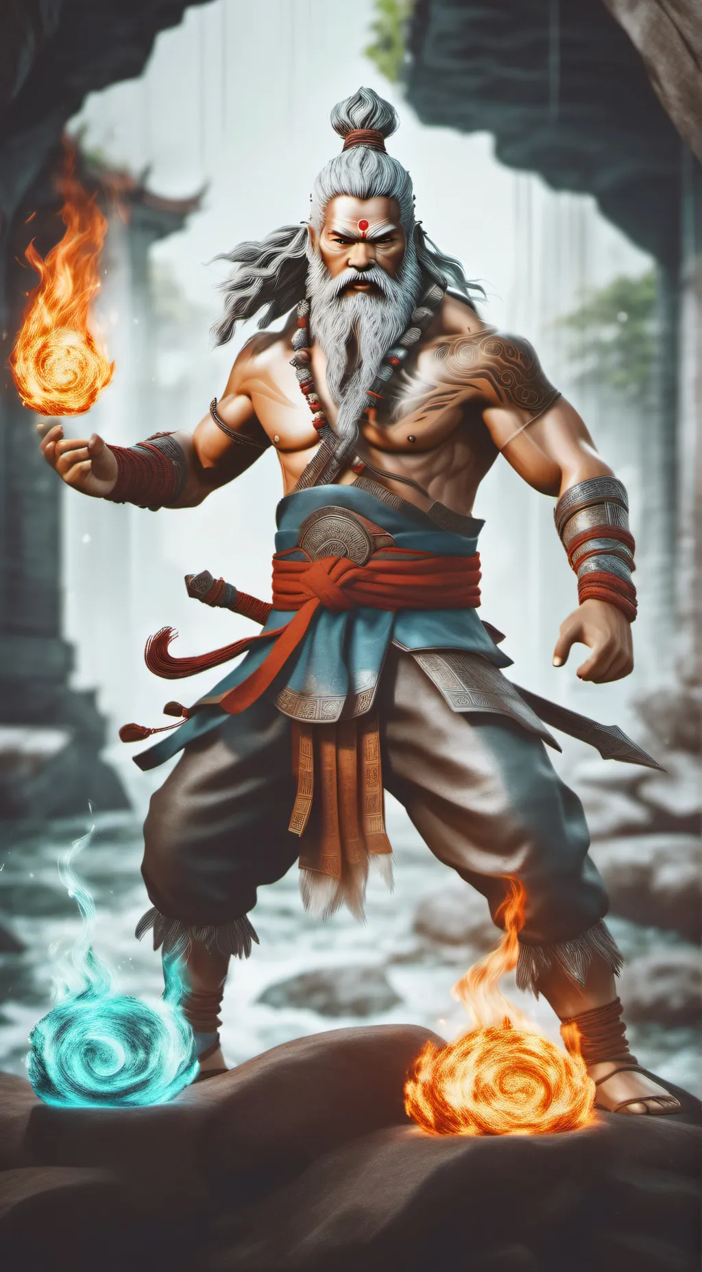 ai character: Master Wu background