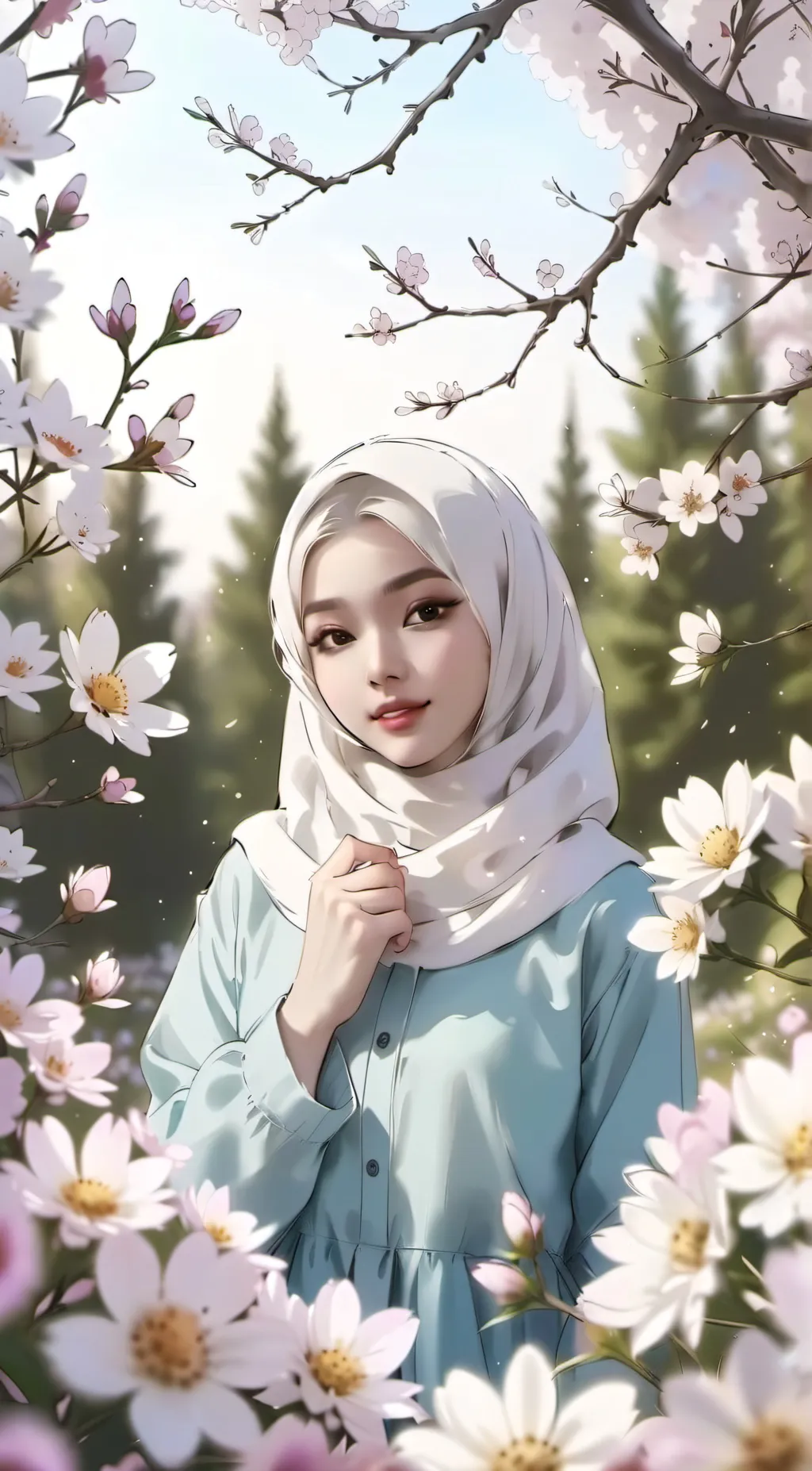 ai character: Amara. background