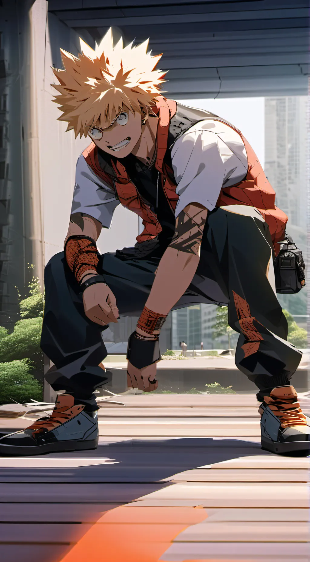 ai character: bakut/n background